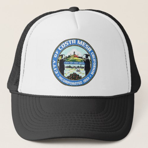 Costa Mesa California Trucker Hat