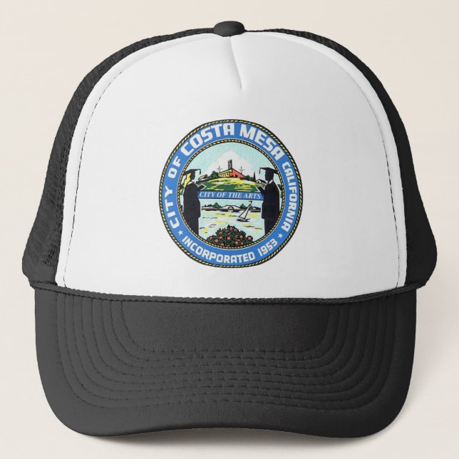 Costa Mesa California Trucker Hat (Front)