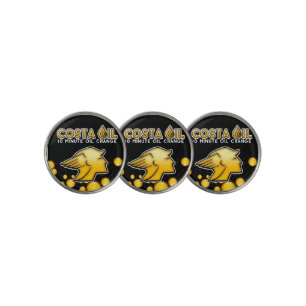 Costa Oil Oil Drop Design Golf Ball Marker