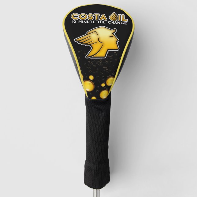 Costa Oil Oil Drop Design Golf Head Cover (Front)