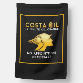 Costa Oil Out Door Vertical Flag