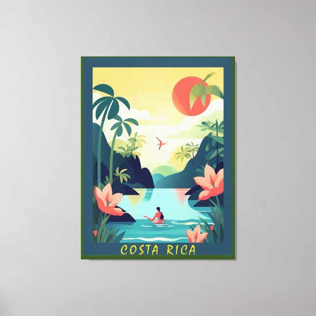 COSTA RICA #1 CANVAS PRINT (Front)