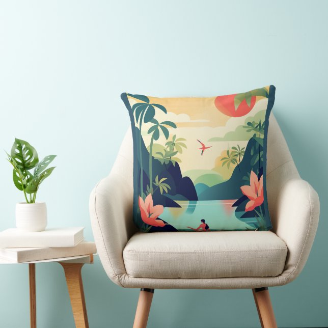 COSTA RICA #1 THROW PILLOW (Chair)