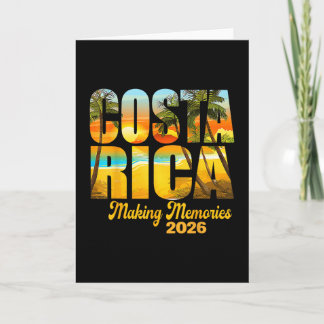 Costa Rica 2026 Making Memories Matching Family Va Card