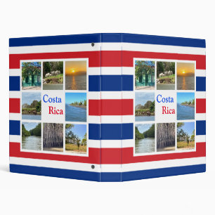 Costa Rica  3 Ring Binder
