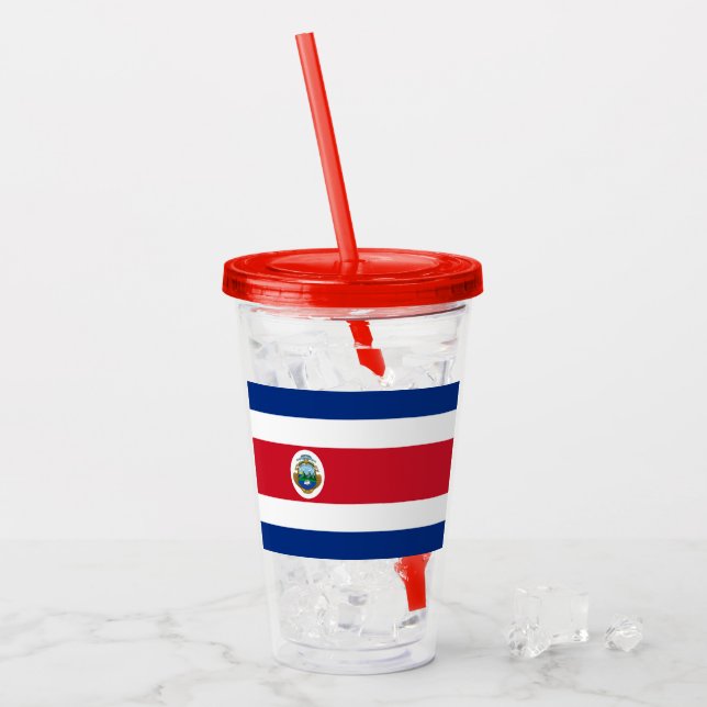 Costa Rica Acrylic Tumbler (Front Ice)