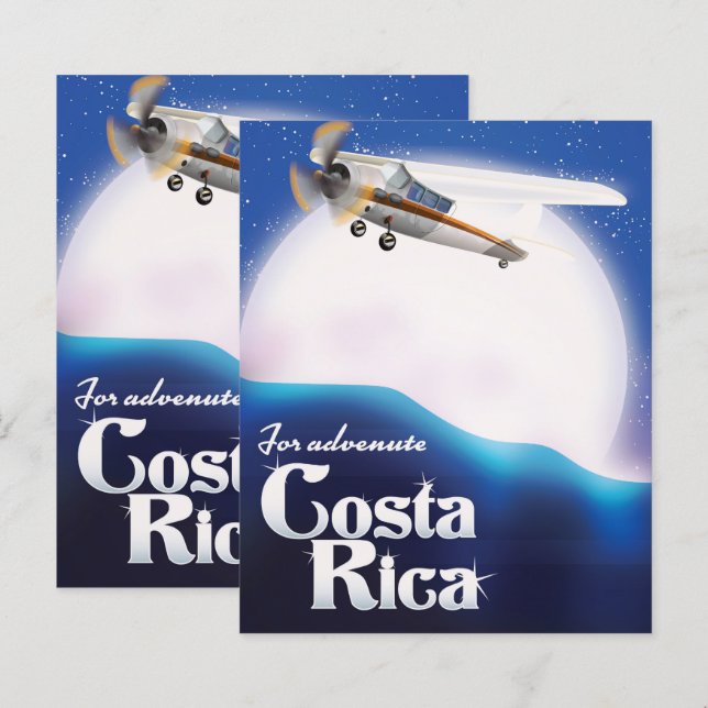 Costa rica Adventure moon travel poster Baby Blank (Front/Back)