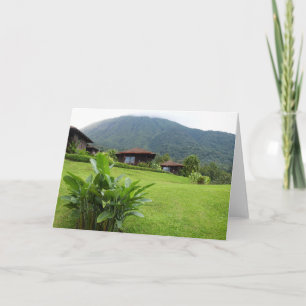 Costa Rica, arenal volcano, Card