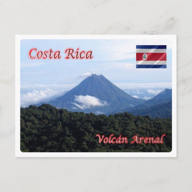 Costa Rica - Arenal Volcano - Postcard (Front)