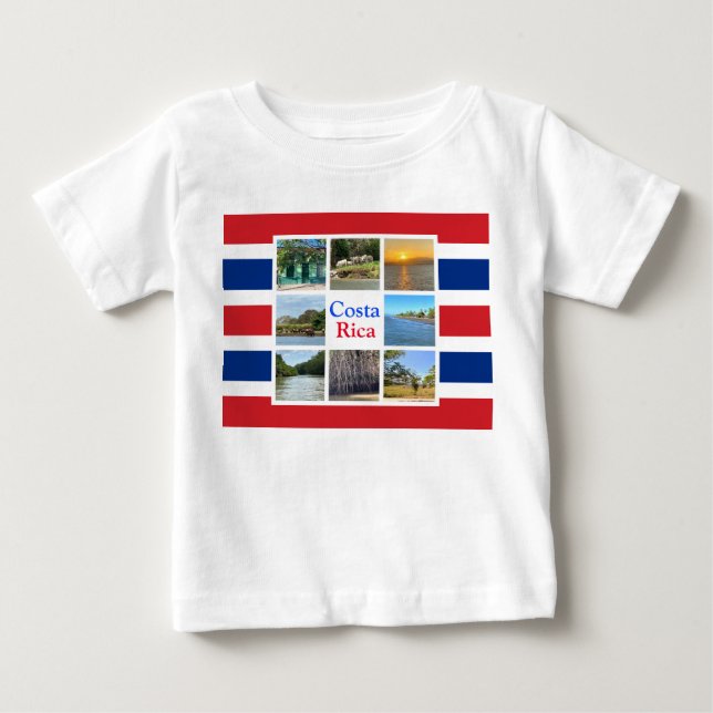 Costa Rica Baby T-Shirt (Front)