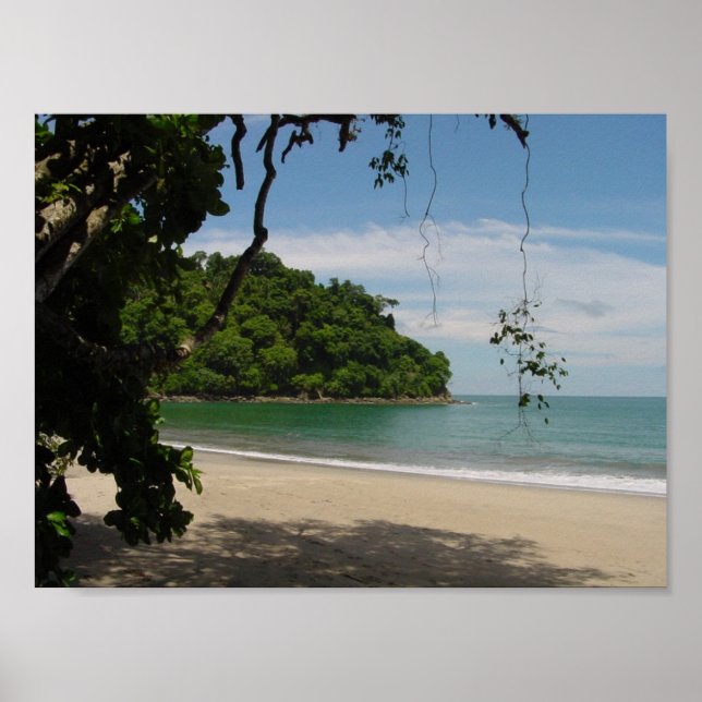 Costa Rica Beach Paradise Poster (Front)