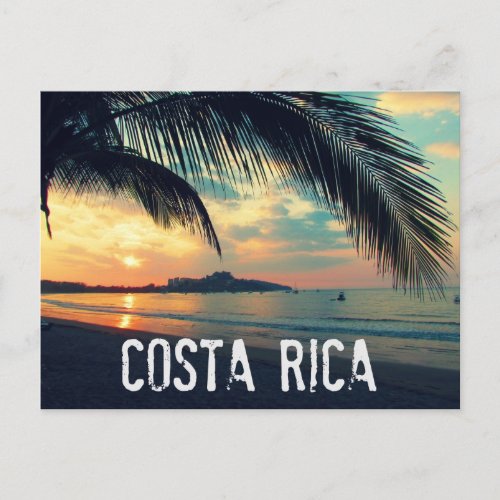 Costa Rica Beach Postcard