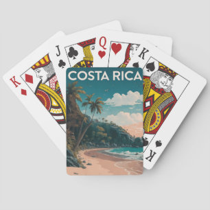 Costa Rica Beach Pura Vida  Poker Cards
