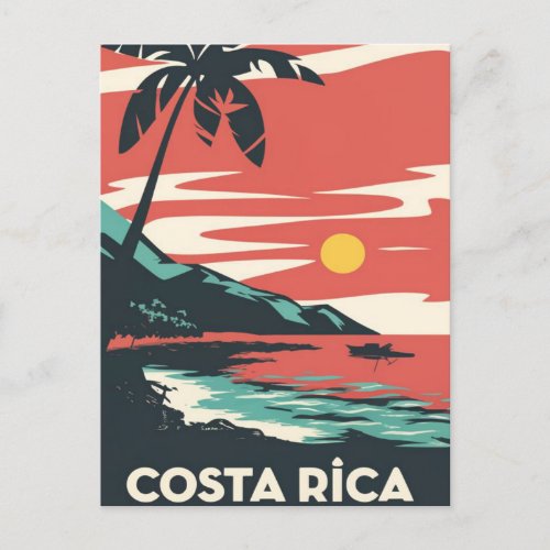 Costa Rica Beach Pura Vida  Postcard