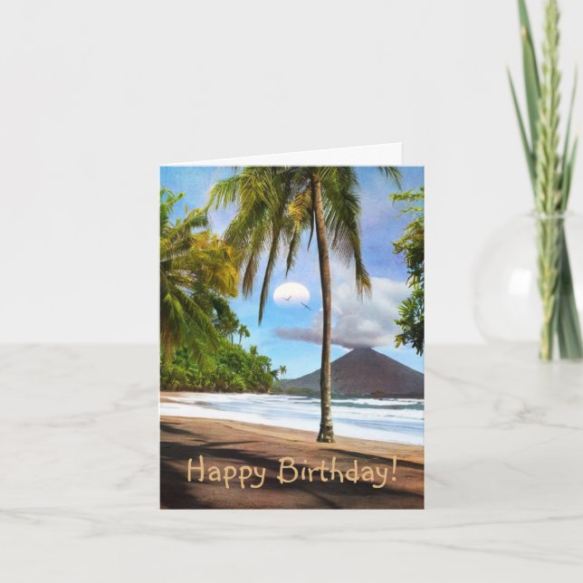 Costa Rica Birthday Card (Front)