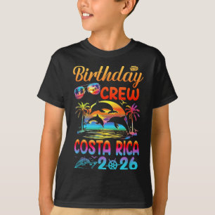 Costa Rica Birthday Trip Vacation 2026 Matching Gr T-Shirt