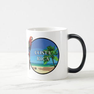 Costa Rica - Black/White 11 oz Morphing Mug