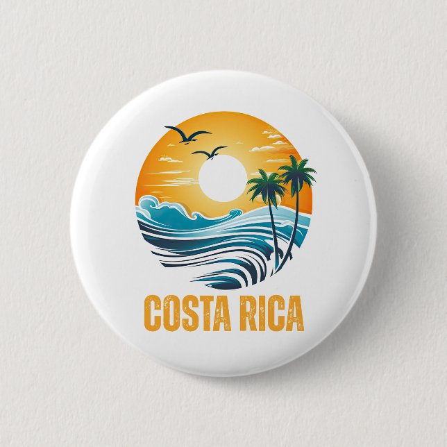 Costa Rica  Button (Front)