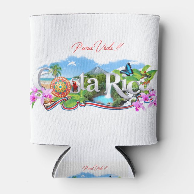 Costa Rica Can Cooler (Front)