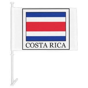 Costa Rica Car Flag