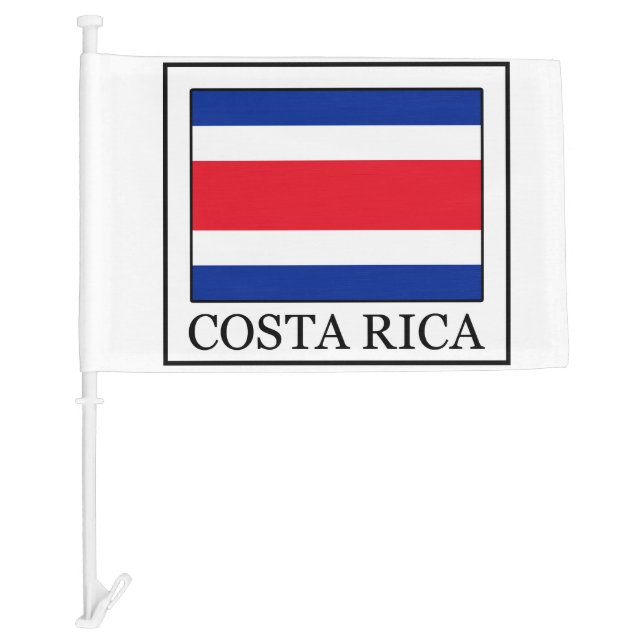 Costa Rica Car Flag (Front)