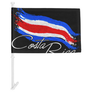 Costa Rica Car Flag