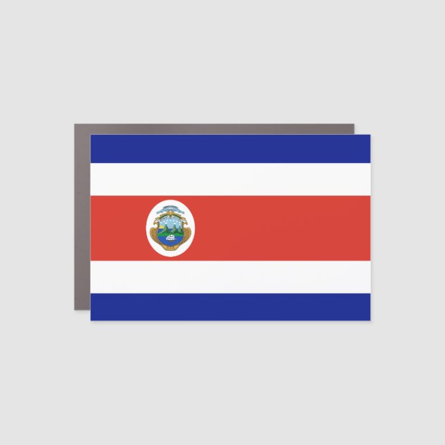 Costa Rica Car Magnet (Front)