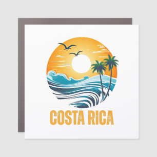 Costa Rica Car Magnet