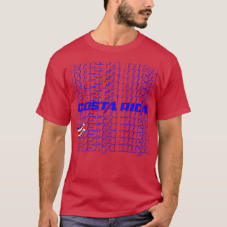 Costa Rica Cascade text T-Shirt