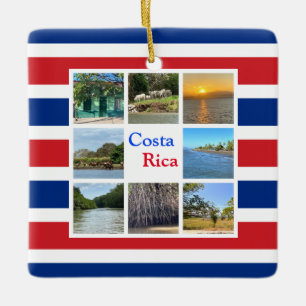 Costa Rica Ceramic Ornament