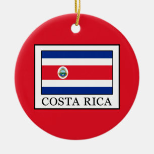 Costa Rica Ceramic Ornament