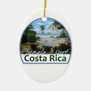 Costa Rica Ceramic Ornament