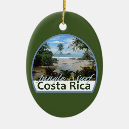 Costa Rica Ceramic Ornament