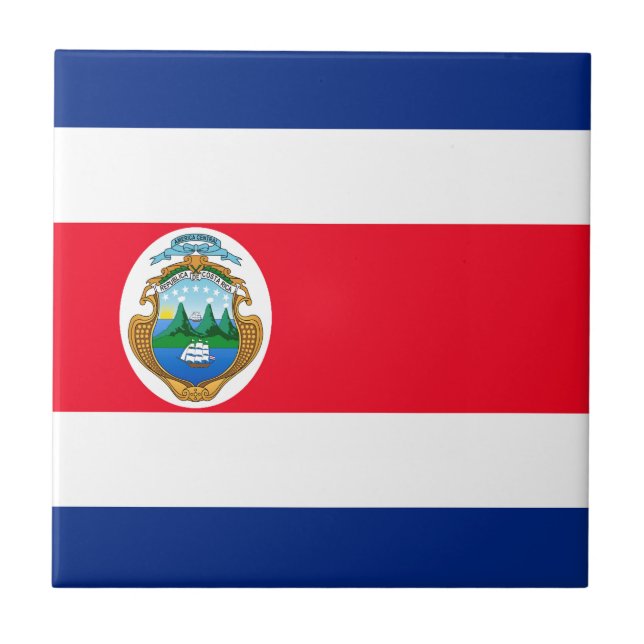 Costa Rica Ceramic Tile (Front)