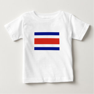 Costa Rica Civil Flag Baby T-Shirt