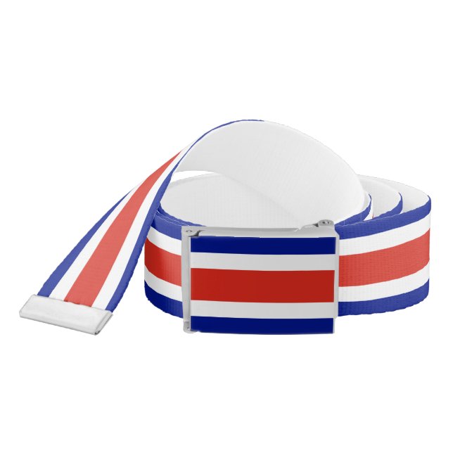 Costa Rica Civil Flag Belt (Snake)