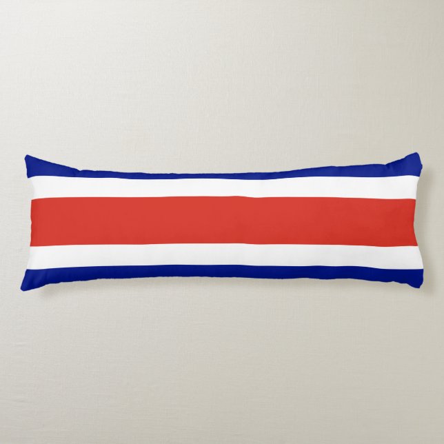 Costa Rica Civil Flag Body Pillow (Front)