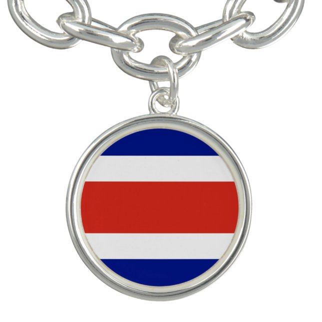 Costa Rica Civil Flag Bracelet (Design)