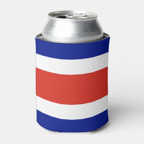 Costa Rica Civil Flag Can Cooler