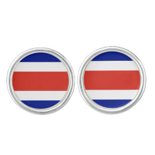 Costa Rica Civil Flag Cufflinks