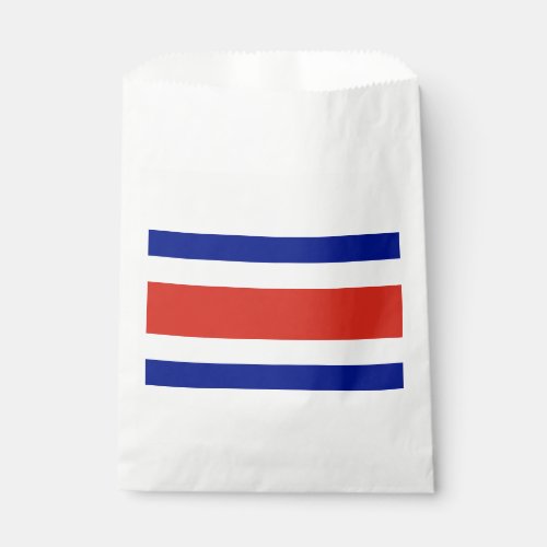 Costa Rica Civil Flag Favor Bag