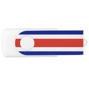 Costa Rica Civil Flag Flash Drive
