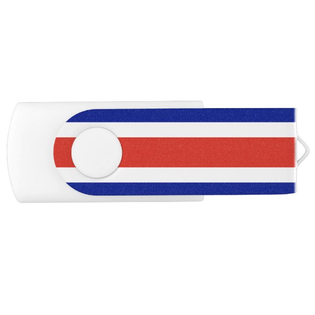 Costa Rica Civil Flag Flash Drive (Front)