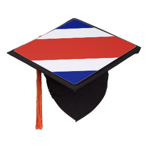 Costa Rica Civil Flag Graduation Cap Topper