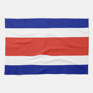 Costa Rica Civil Flag Kitchen Towel