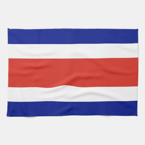 Costa Rica Civil Flag Kitchen Towel