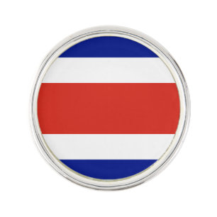 Costa Rica Civil Flag Lapel Pin