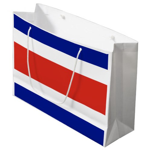 Costa Rica Civil Flag Large Gift Bag