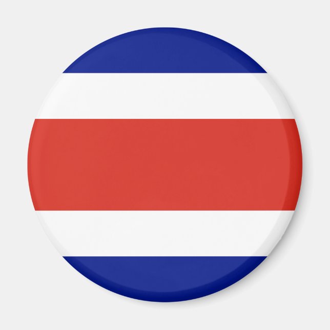 Costa Rica Civil Flag Magnet (Front)