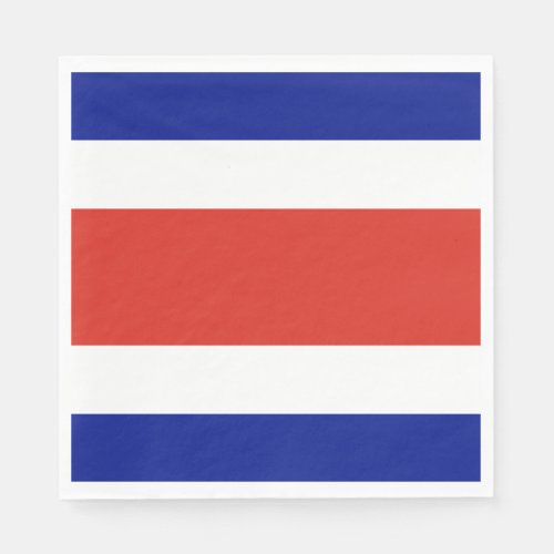 Costa Rica Civil Flag Napkins